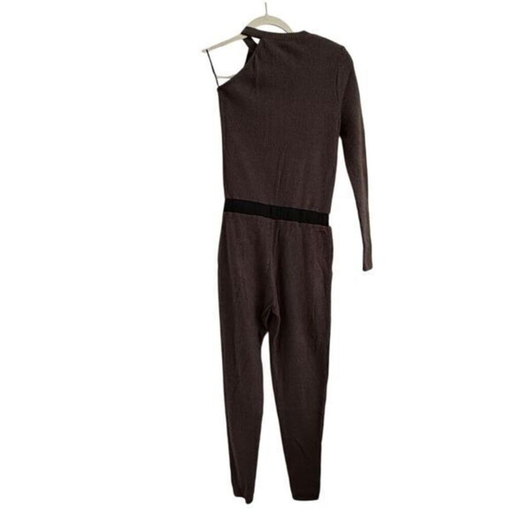 N Philanthropy Baywood Jumpsuit Extra Small Charcoal Gray‎ Waffle Knit Comfort - Picture 3 of 9